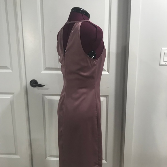 ✨NWT✨Mauve knee length slip satin dress - Picture 3 of 8